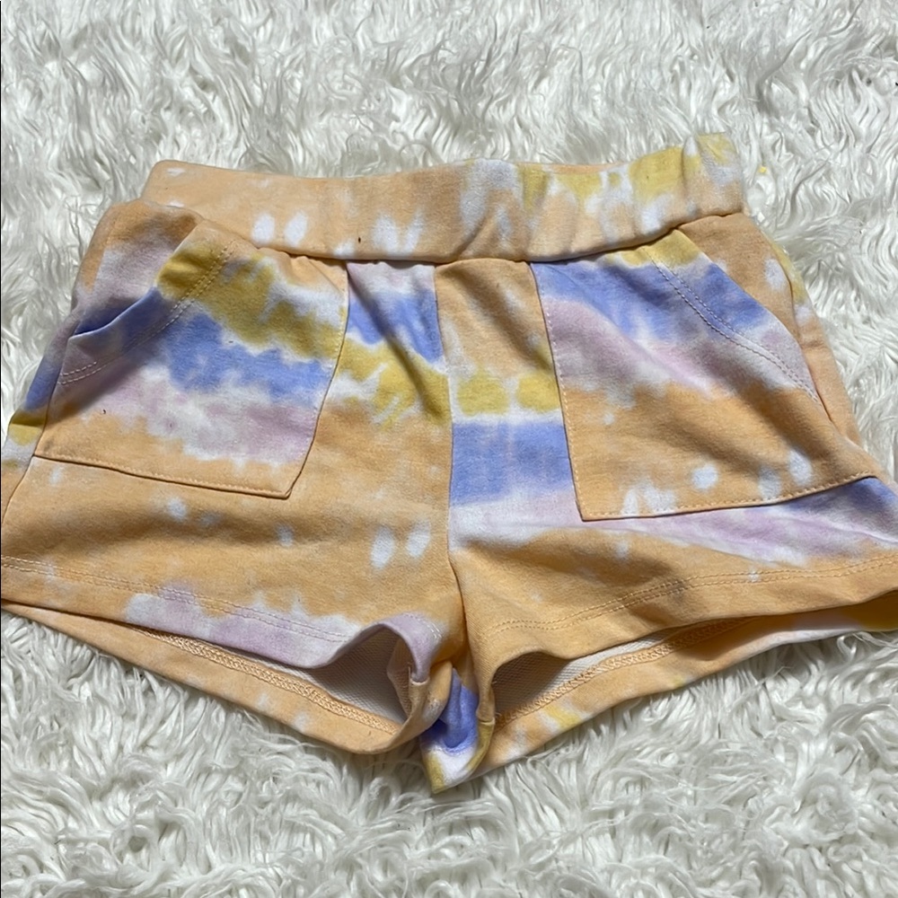 Jessica Simpson Yellow and Blue Athletic Shorts( size:6)